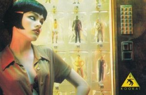 Perfume Action Man Doll Display Advertising Poatcard