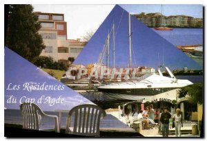 Postcard Modern Office Building Lagrange Holidays Geci Red Rocks Street Vessels