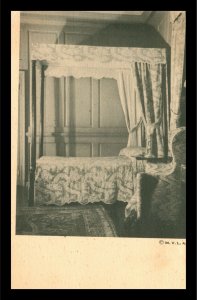 1920s Mount Vernon The Downstairs Bedroom George Washington  Postcard 189 