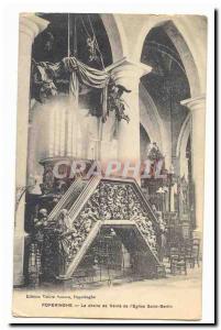 Poperinghe Old Postcard The pulpit of Truth of St. Bertin & # 39eglise