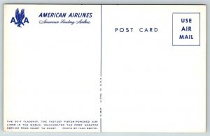 American Airlines  DC-7   Flagship   Postcard