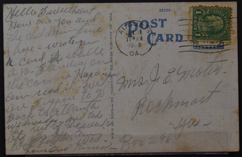 Augusta, GA - Bon Air Vanderbilt - 1938