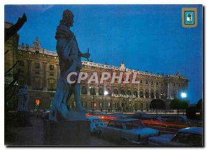 Postcard Modern Madrid Oriente Square Royal Palace