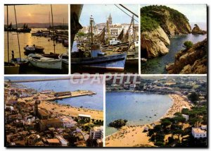 Modern Postcard Costa Brava Palamos