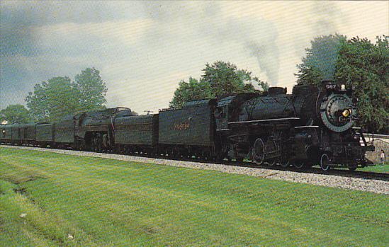 Nickel Plate Railway Locomotive #587 & Norfolk & Western #611