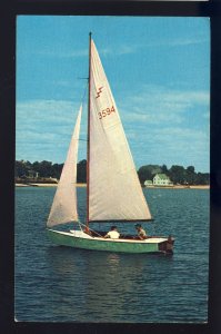 Long Island, New York/NY Postcard, Sailing On Peconic Bay, Sailing Paradise