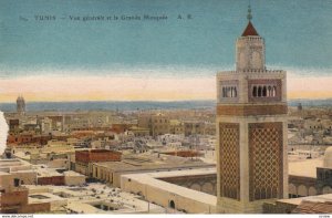 TUNIS , Tunisia , 1910s ; Vue generale et la Grande Mosquee