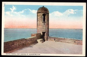 Florida ST. AUGUSTINE Watch Tower, Fort Marion Pub W.J. Harris Co. - WB