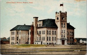 Regina Saskatchewan Albert Public School SK Unused Postcard H21