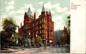 Vtg Chicago Illinois IL Presbyterian Hospital 1907 Old Antique View Postcard