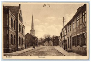 c1920's Scene at Thystrasse Brakel Germany Unposted Antique Postcard