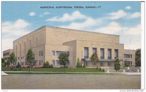 TOPEKA, Kansas, PU-1951; Municipal Auditorium