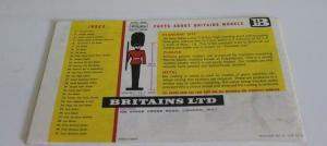 BRITAINS MODEL CATALOGUE 1965 VG CONDITION