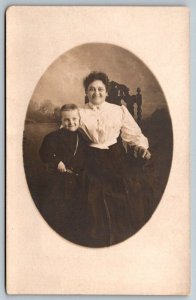 RPPC  Mother With Child  Postcard