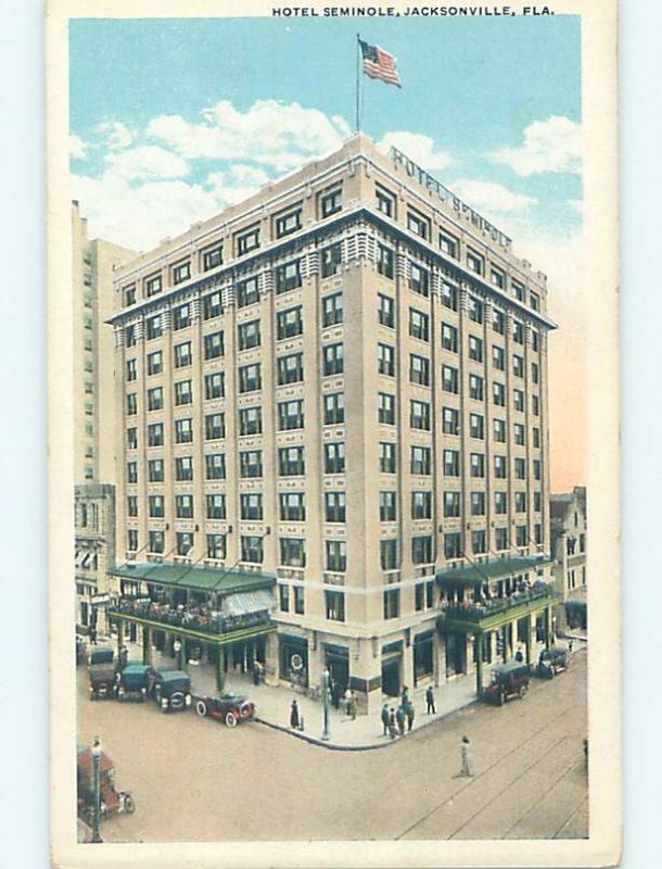 Unused W-Border HOTEL SCENE Jacksonville Florida FL B1551