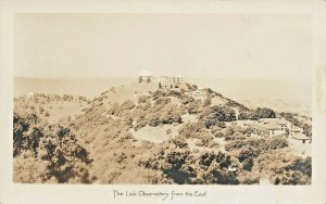 Mount Hamilton CA Luck Observatory View From The East Real Photo Postcard