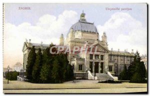 Postcard Old Zagreb Umjetnicki paviljon