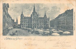 GRUSS aus GRAZ STYRIA AUSTRIA~1899 E PRUSUNN PUBLISHED POSTCARD