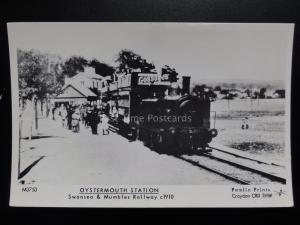 Swansea & Mumbles Railway OYSTERMOUTH STATION - Pamlin Print Postcard No.M3753