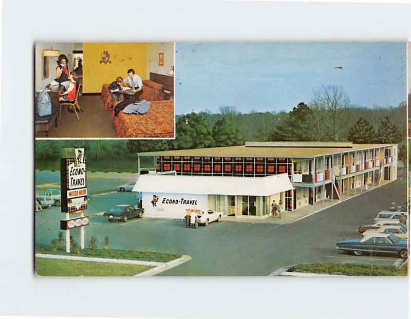 Postcard Econo-Travel Motor Hotel, Winchester, Virginia