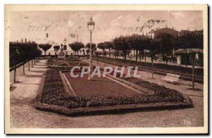 Old Postcard Royan Botton Square Gardens