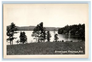 Silver Lake Chesham NH New Hampshire Real Photo RPPC Postcard (EU11)