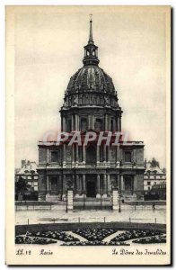 Old Postcard Paris Le Dome des Invalides