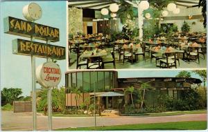 ST PETERSBURG, FL  SAND DOLLAR Restaurant    c50s  Roadside Postcard