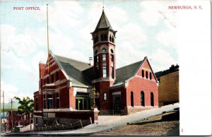 Postcard Post Office in Newburgh, New York