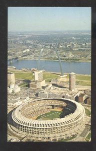 ST. LOUIS MISSOURI DOWNTOWN BASEBALL STADIUM BUSCH CARDINALS POSTCARD