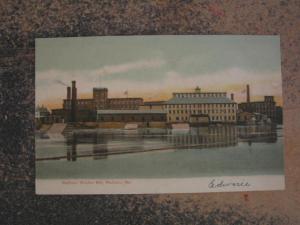 MADISON MAINE MADISON WOOLEN MILL c1905 Postcard