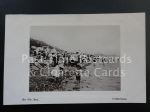 c1908 RP Kent: Folkestone, By The Sea - Excellent Photo showing Children Playing