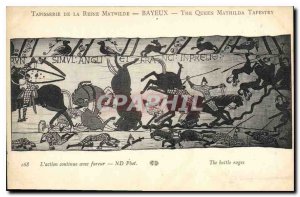 Old Postcard Tapestry of Queen Mathilde Bayeux