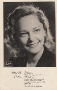 Hungarian actress Kelemen Eva Majus Van...