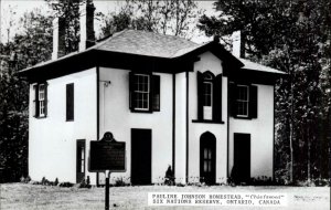 Six Nations Reserve Ontario House RPPC Real Photo Vintage Postcard