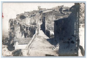 Orvieto Postcard A Via Delle Ripe (West) Above Porta Maggiore 1907 RPPC Photo