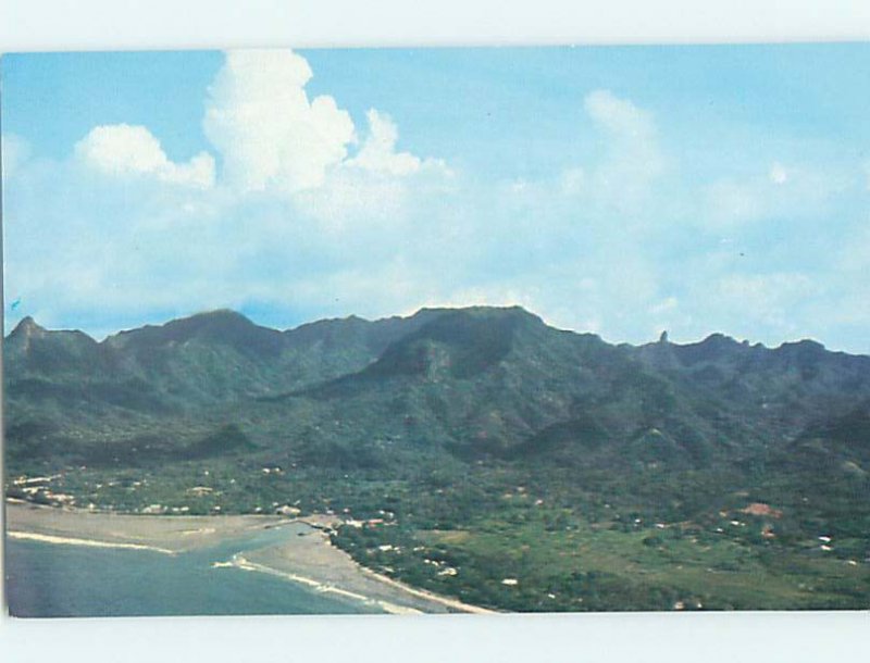 Pre-1980 AERIAL VIEW Cook Islands AC9460