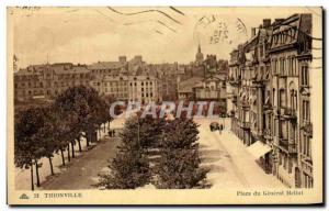 Old Postcard Thionville Square General Hellot