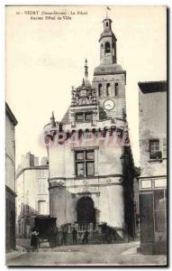 Niort Old Postcard The pillory old city hall