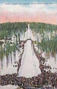 Winter Sports Ski Jumping Ishpeming Negaunee Michigan 1944