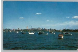 Postcard-Skyline..Charles River..Boston,Massachusetts