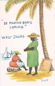 West Indies De Fishing Boats Coming Dwit