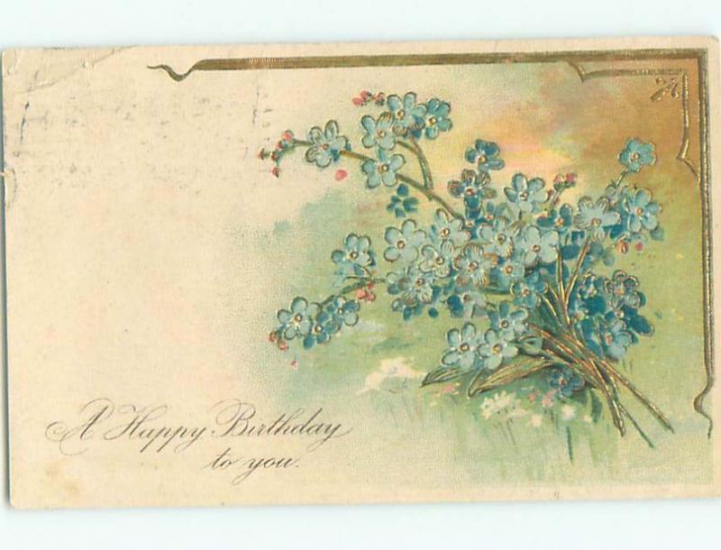 Divided-Back BEAUTIFUL FLOWERS SCENE Great Postcard AA2436