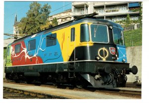 Electric Coach, Lausanne, Switzerland, 1984, Swiss Federal Railway, Mass Transit