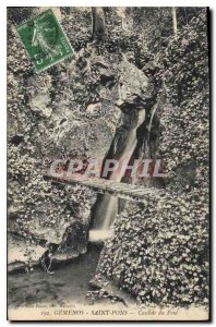 Old Postcard Saint Pons Gemenos Cascade Bridge