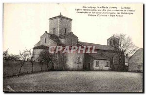 Old Postcard Germigny des Pres s & # 39abside