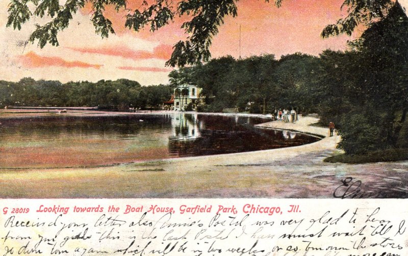 US    PC2531  BOAT HOUSE, GARFIELD PARK, CHICAGO, ILL