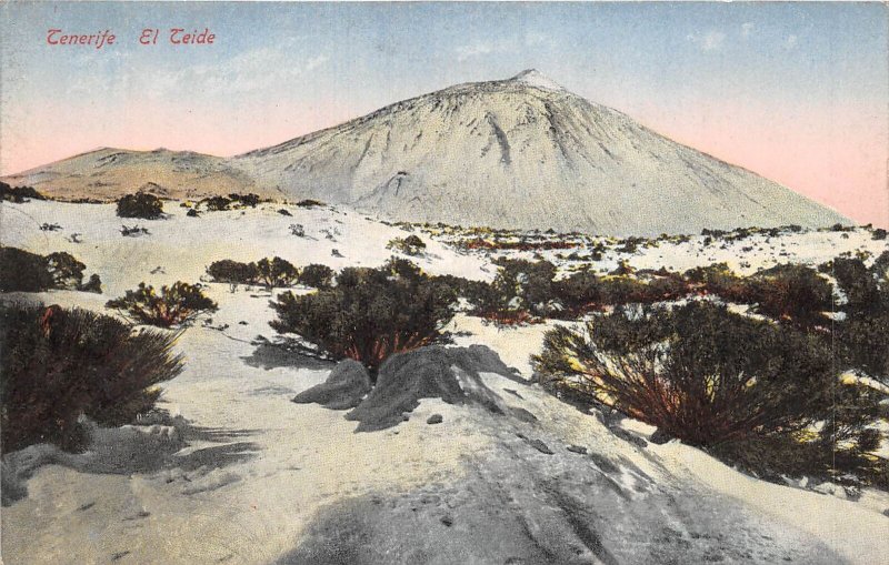 US25 postcard Spain Tenerife El Teide canarias canary Volcano