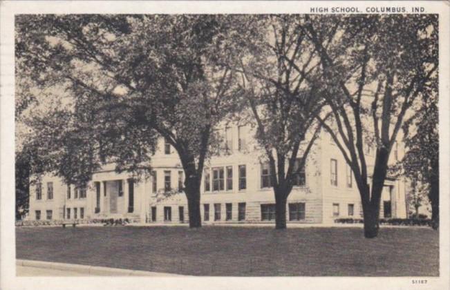 Indiana Columbus High School 1934 Curteich