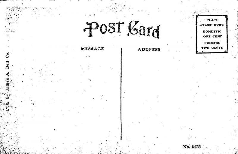 ELKHART, IN Indiana       HIGH SCHOOL         c1910's Postcard